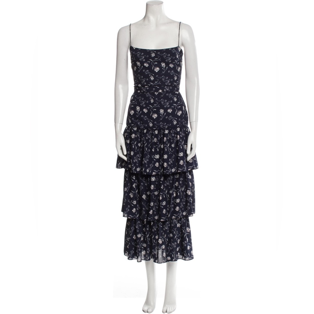 Likely Brand Leros Tiered Floral Dress